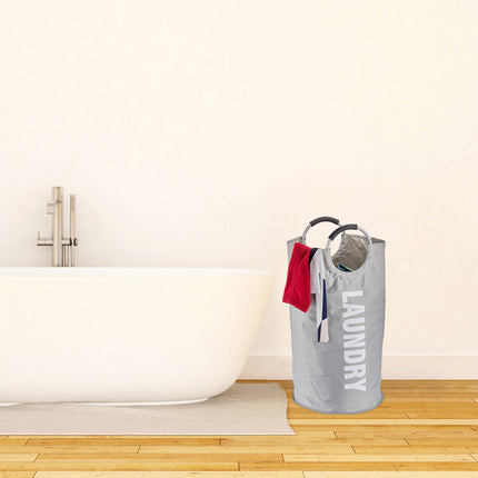 Panier à linge pliable avec poignée