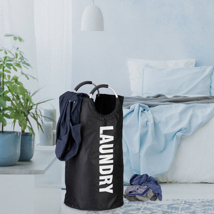 Panier à linge pliable avec poignée