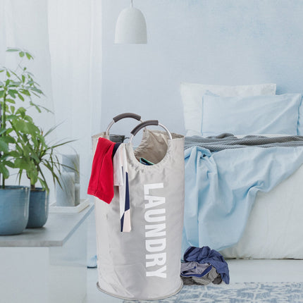Panier à linge pliable avec poignée