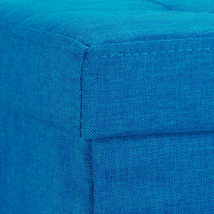 Klappbarer Hocker mit Stauraum aus Leinenstoff
