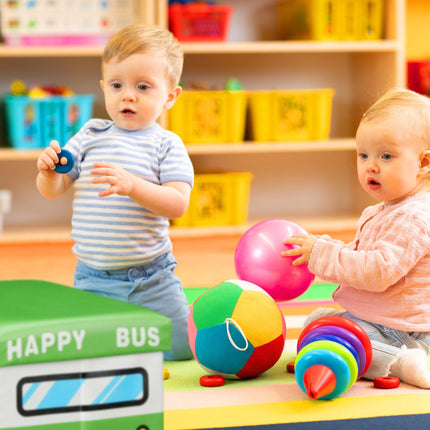 Zusammenklappbare Spielzeugkiste mit Stauraum