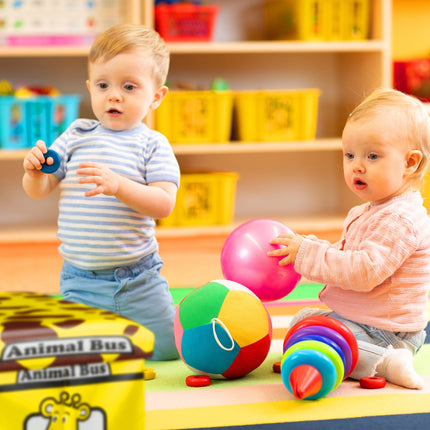 Coffre à jouets pliable avec espace de rangement