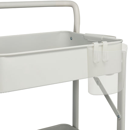 Collapsible trolley with 3 shelves
