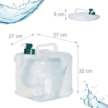 Collapsible water can Set of 3 20 l