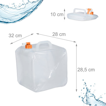 Collapsible water can Set of 3 20 l