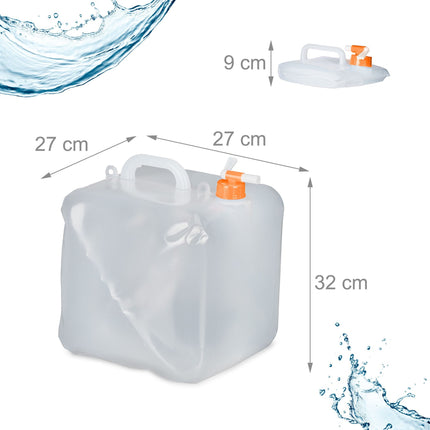 Collapsible water can Set of 4 20 l