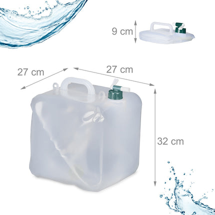 Collapsible water can Set of 4 20 l
