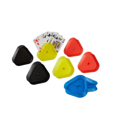 Support coloré pour cartes à jouer - lot de 8