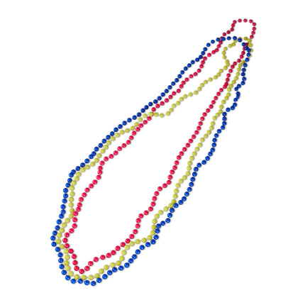 Colorful pearl necklace neon set of 30 pcs