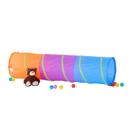 Bunter Spieltunnel für Kinder