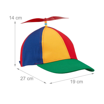 Colorful propeller hat
