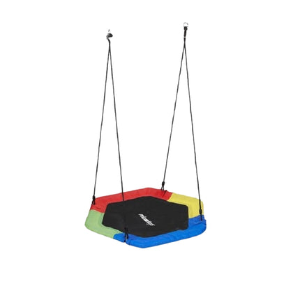 Colorful swing with nest