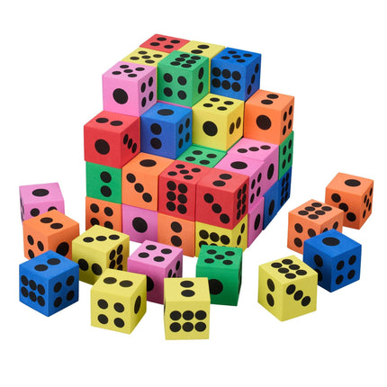 Dés chuchotés colorés, 60 pièces