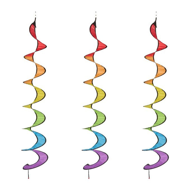 Bunte Windspiele im 3er-Set
