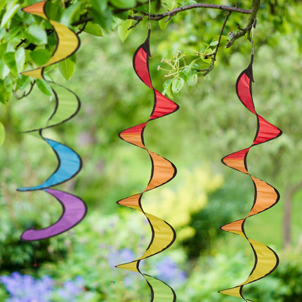 Colorful wind chimes in a set of 3