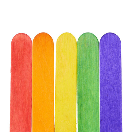 Bunte Holzstäbchen, 500 Stück