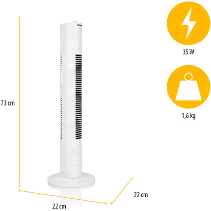Säulenventilator mit Timer