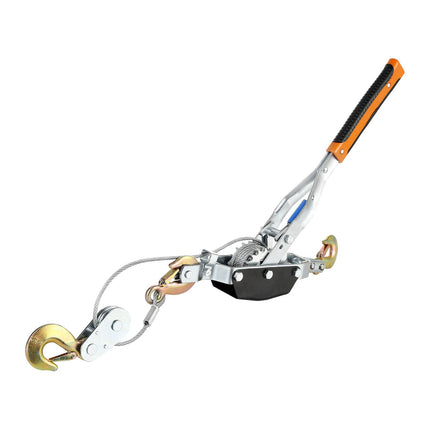 Come Along Winch 5 Ton, 3.5 m Steel Cable, 3 Hooks