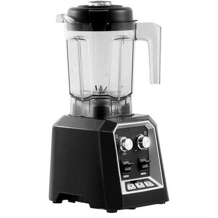 Commercial Blender 2L, 2200W, 3-Speed, Black