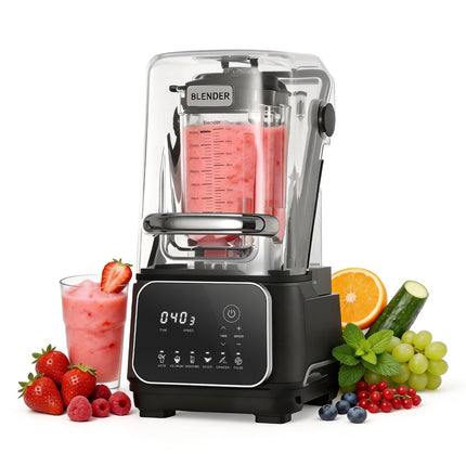 Commercial Blender 2L, 2200W, Sound Shield, Self Cleaning