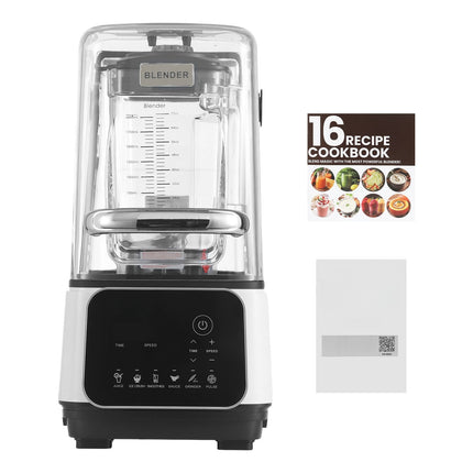 Commercial Blender 2L, 2200W, Sound Shield, White