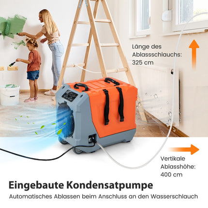 Kommerzieller Luftentfeuchter 85L-Tag, Pumpe, 24-Stunden-Timer