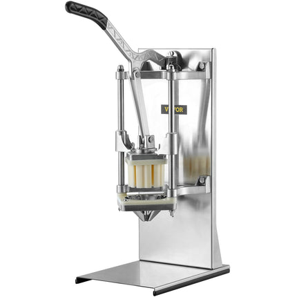 Commercial French Fry Cutter, Stainless Steel, 4 Blades