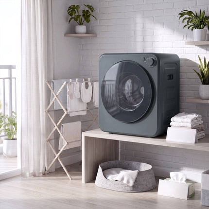 Compact 4kg Clothes Dryer, 5 Programs, Stainless Drum