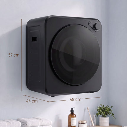Compact 4kg Clothes Dryer, 5 Programs, Stainless Steel Drum