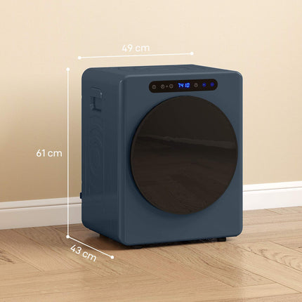 Kompakter 5-kg-Frontlader-Wäschetrockner mit Edelstahltrommel, 1000 W
