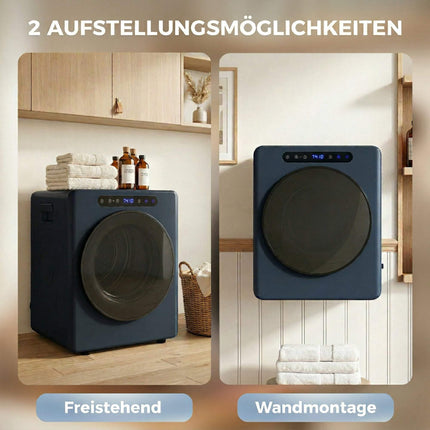 Kompakter 5-kg-Frontlader-Wäschetrockner mit Edelstahltrommel, 1000 W