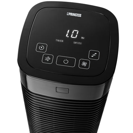 Ventilateur tour compact 80 cm avec télécommande et minuterie