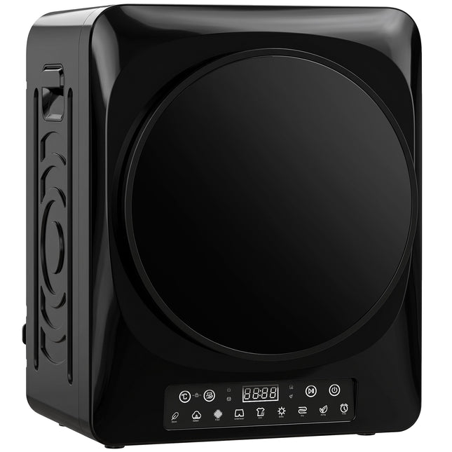 Kompakter Abluft-Wäschetrockner, 5 kg, 1000 W, Schwarz