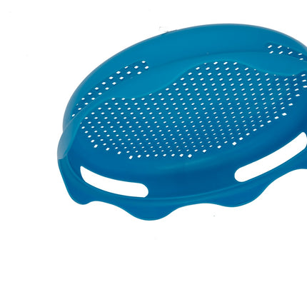 Compactoys plážový kbelík s hračkami na písek 7 v 1, modrý