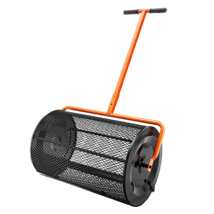 Compost Spreader Roller, 24 In Wide, Adjustable Handle