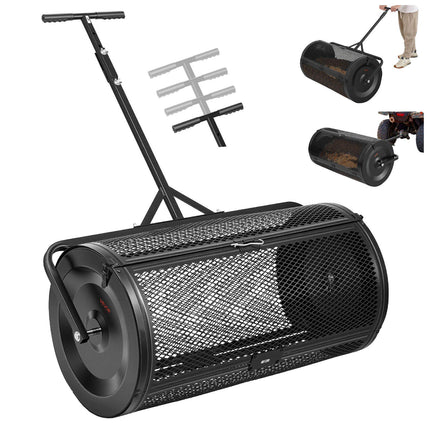 Compost Spreader Roller, 36 in, Push-Tow, Adjustable