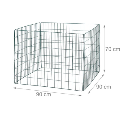 Kompostgitter aus Metall, 3er-Pack