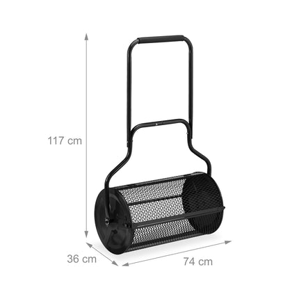 Kompoststreuer für den Garten 65 Liter