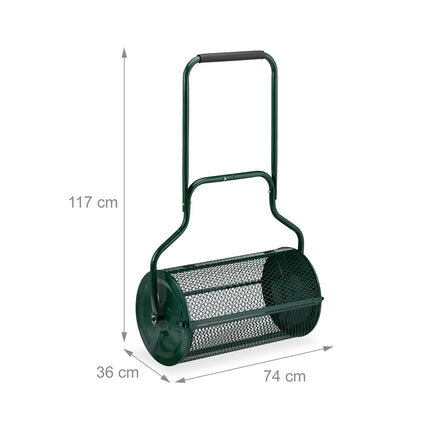 Kompoststreuer für den Garten 65 Liter