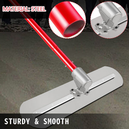 Concrete Bull Float Kit, Manganese Steel 900x200mm