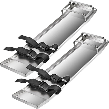 Concrete Knee Boards, 30 x 8 in Stainless Steel Pair