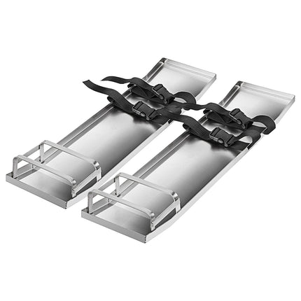 Concrete Knee Boards, 30 x 8 in Stainless Steel Pair