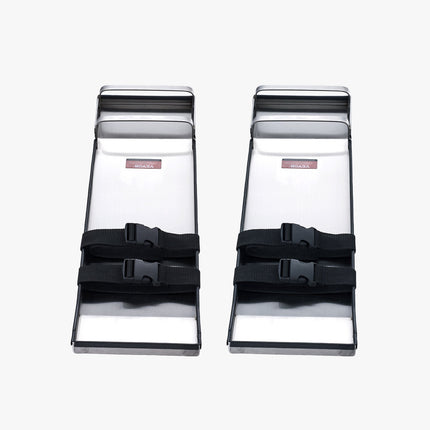 Concrete Knee Boards, Stainless Steel, 28 x 8 In, Pair
