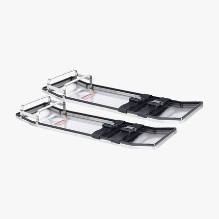 Concrete Knee Boards, Stainless Steel, 28 x 8 In, Pair