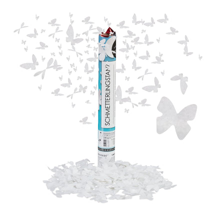 Confetti cannon 40 cm butterflies