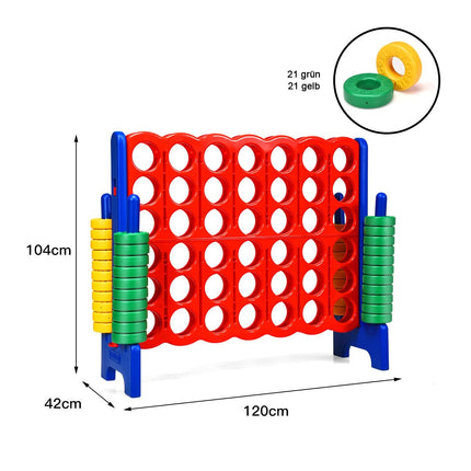Hra Connect Four – 4 v řadě, desková hra se 42 velkými kroužky
