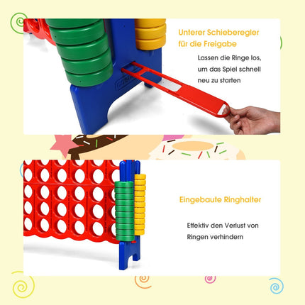 Hra Connect Four – 4 v řadě, desková hra se 42 velkými kroužky
