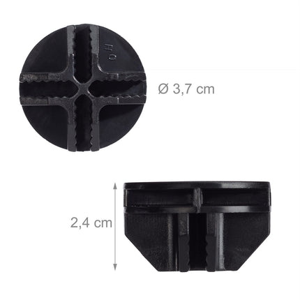 Connections for screwless shelf system