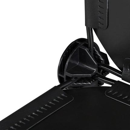 Connections for screwless shelf system
