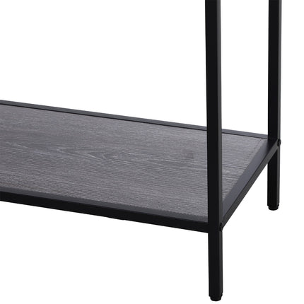 Stahl-Konsolentisch mit Schubladen und Ablage, 120 x 30 x 81,5 cm